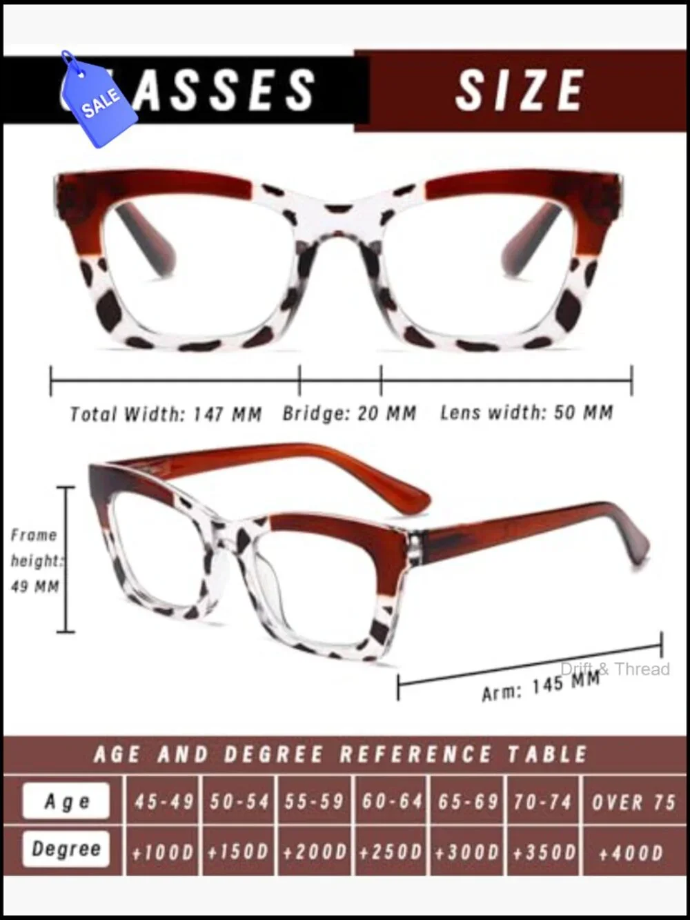 Blue Light Blocking Reading Glasses 3-Pack with Spring Hinge Square Frame